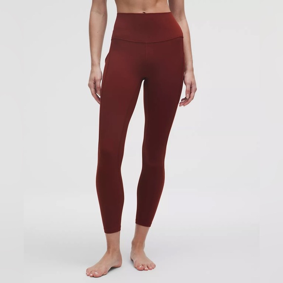 lululemon athletica Align Deep Red Leggings - Picture 1 of 4